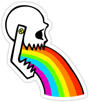 "rainbow Vomit" T Shirts & Hoodies By Angel Szafranko - Vomiting (375x360)