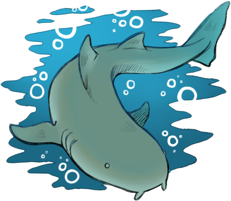Fish Bowl Clipart Free - Cartilaginous Fish (500x480)