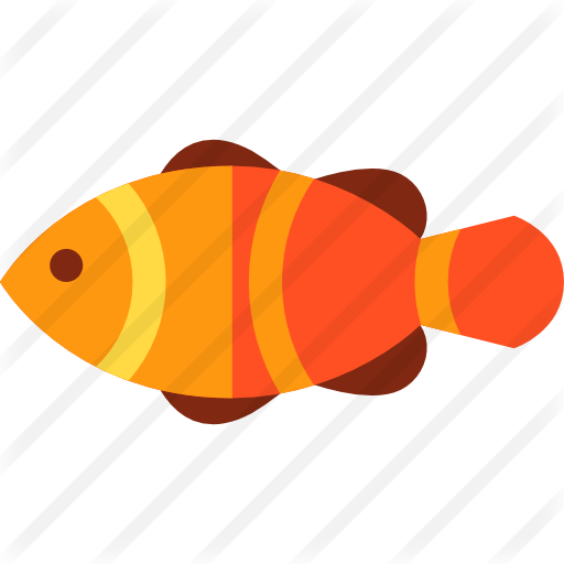 Clown Fish - Coral Reef Fish (512x512)