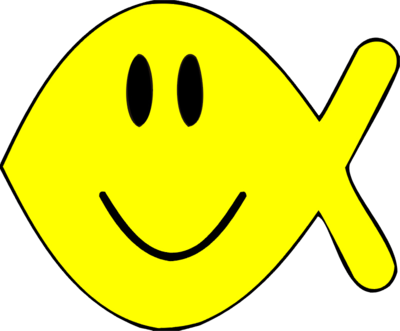 Fishy Smile - Smiley Face (400x331)