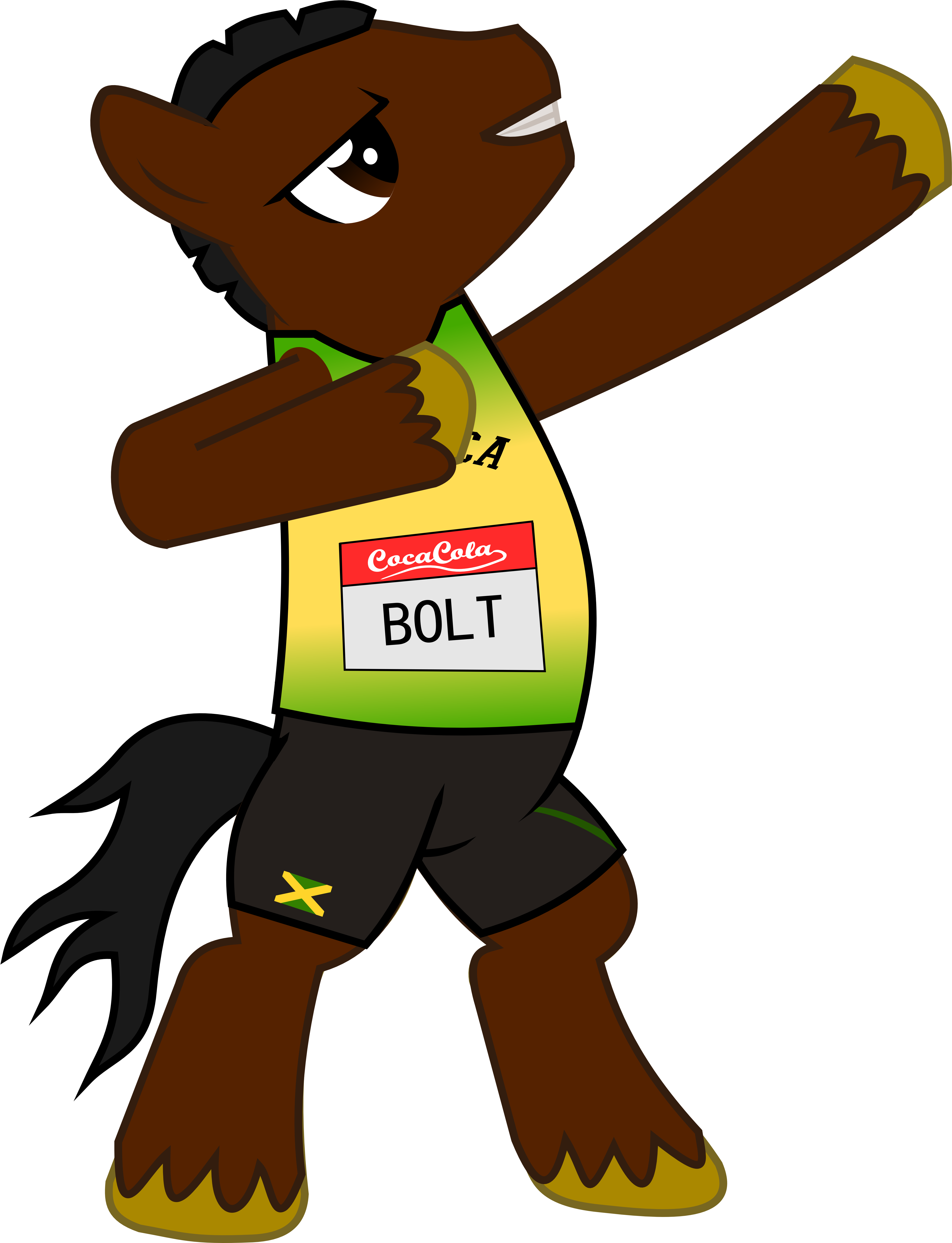 Usain Bolt Clip Art Image Medium Size - Usain Bolt Mlp (4599x6000)