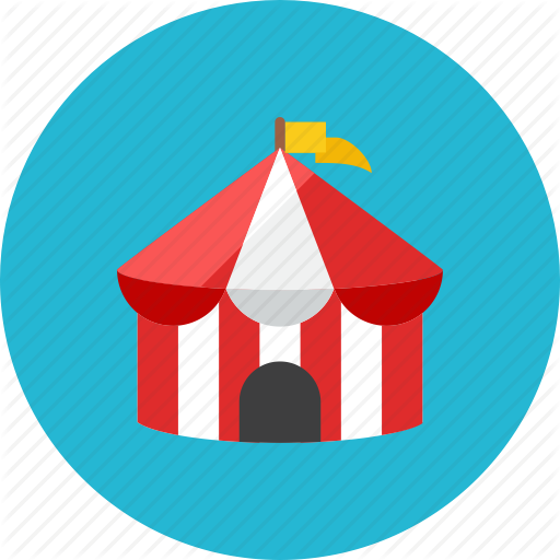 Fantasyfirephoenix Circus Tent - Circus Tent Icon (512x512)