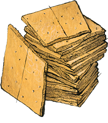 Clip Art Library - Crackers Clipart Transparent (349x400)