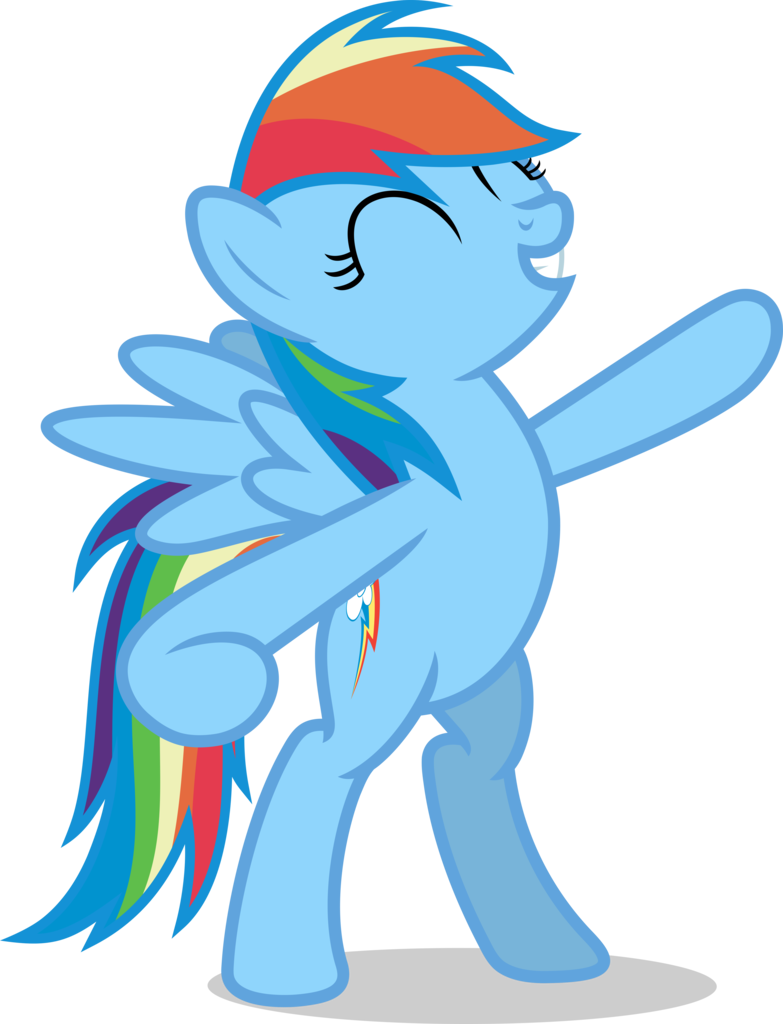 Luckreza8, Bipedal, Pony, Rainbow Dash, Safe, Simple - My Little Pony: Friendship Is Magic (783x1024)