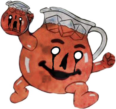 Nightmare Clipart Scared Guy - Kool Aid Man Oh Yeah (400x386)