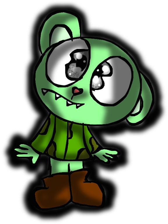 Cute Little Monster By Mkb-lover - Cartoon (800x800)