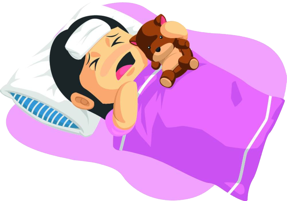 Cartoon Fever Illustration - Fever Cartoon (1000x702)