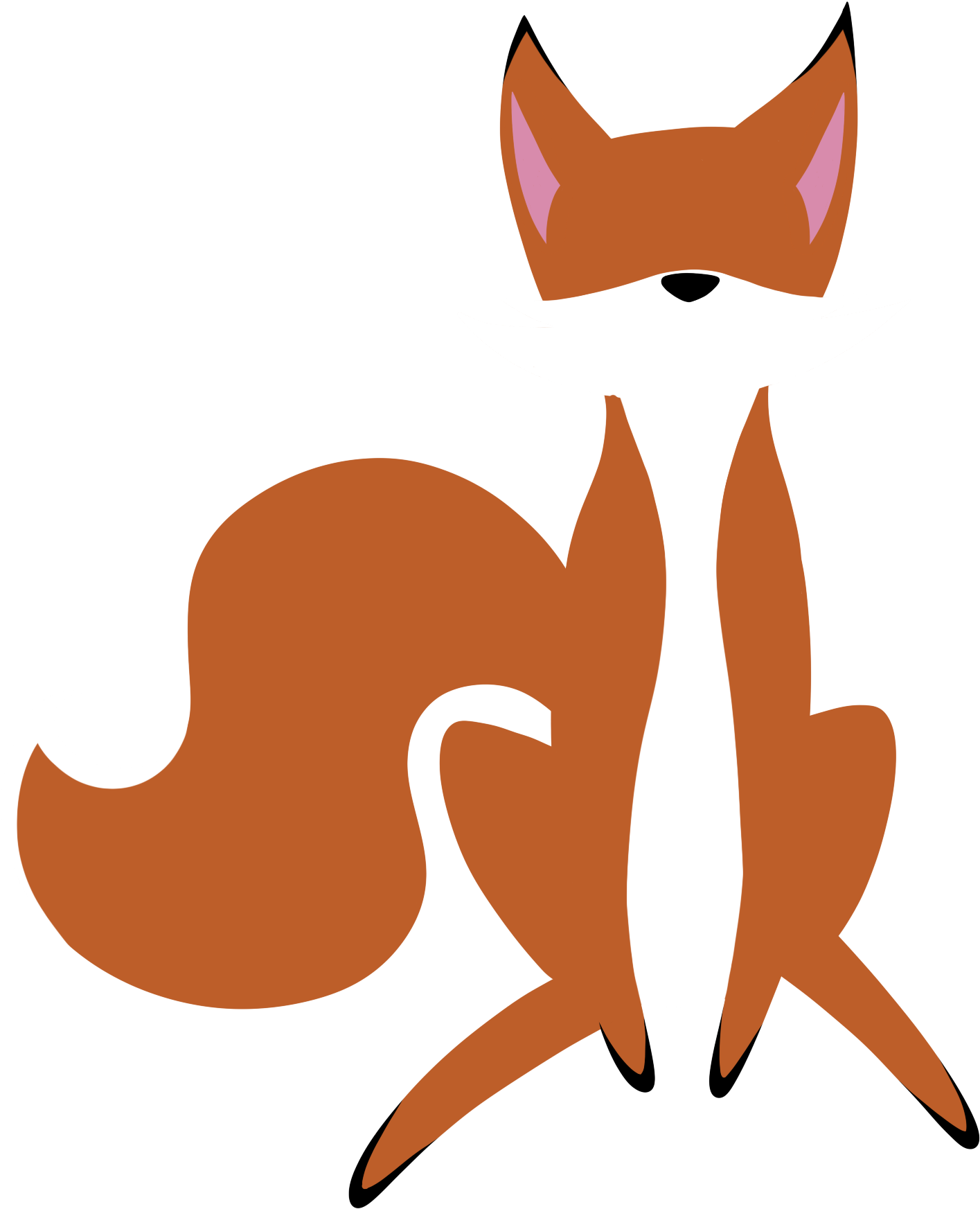 Fox Vector Sitting By Cleoziep Fox Vector Sitting By - Fox Vector Transparent (2800x2000)