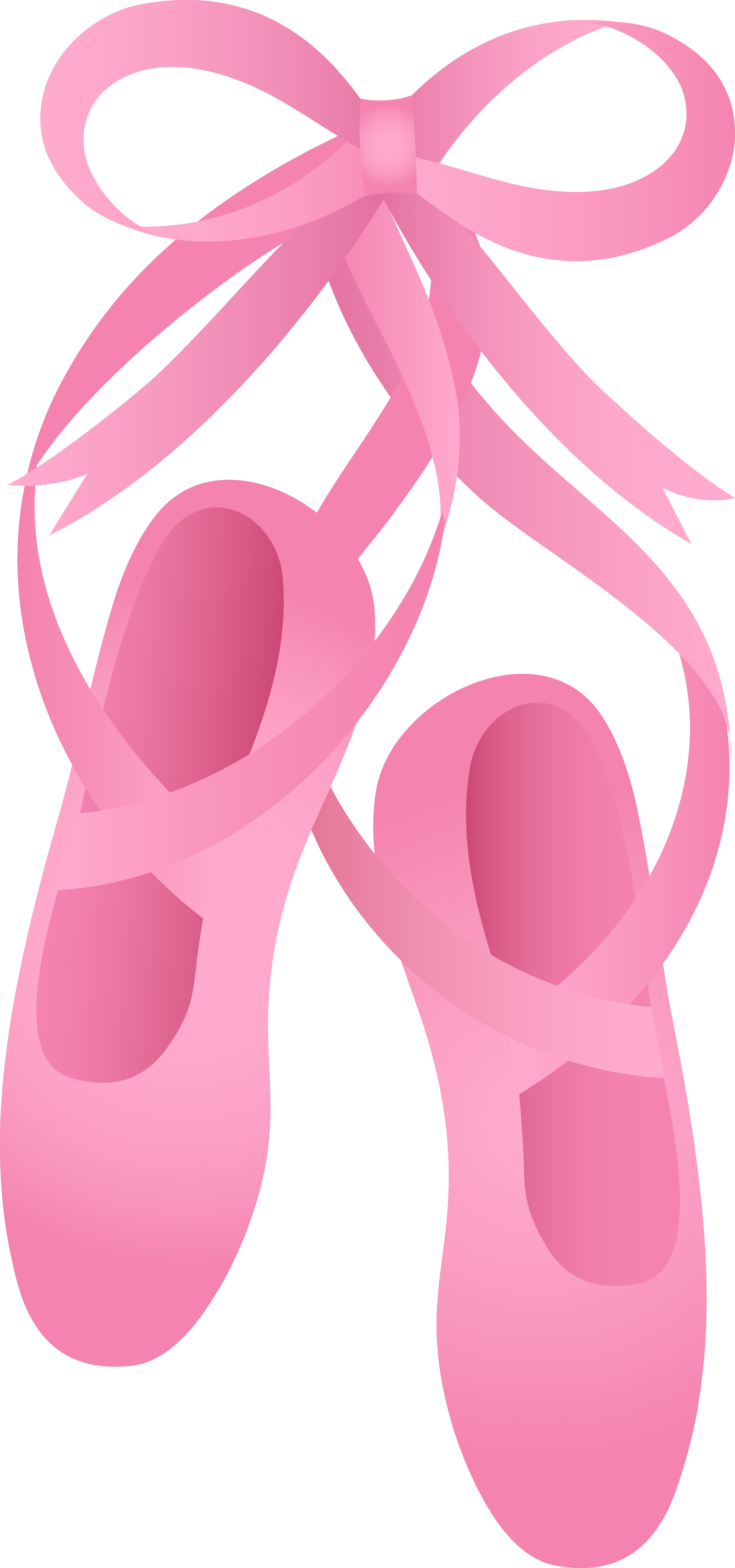 Ballet Cliparts - Ballet Shoes Clip Art Png (3735x7972)