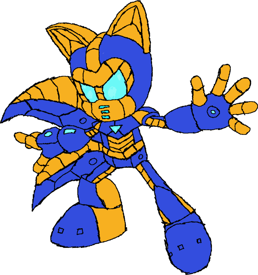 Turbo Tails Redesigned By Xaviorthelycan - Turbo Tails (867x921)