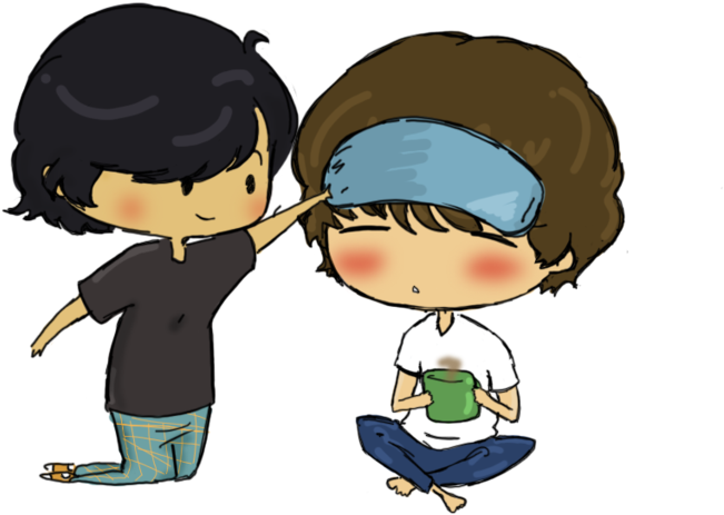 Sick Boyfriend By Milenafernandes Sick Boyfriend By - Cartoon (1024x1024)