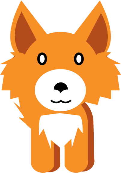 Vector Fox By Hiromitzarugi - Vector Graphics (576x576)