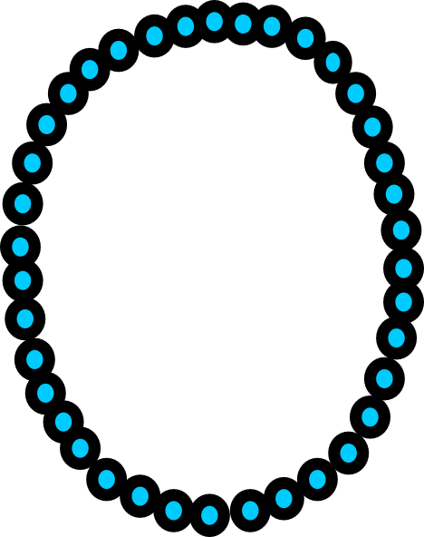 Pearl Clipart String Bead - Frame Sapatilhas Bailarina Png (468x592)