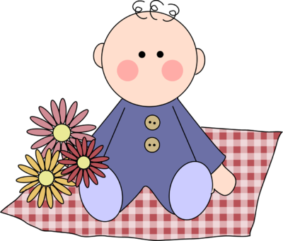 Cowboy Clip Art Country - Baby Picnic Clip Art (400x341)