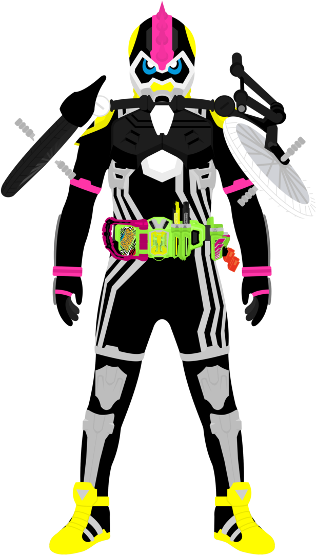 Kamen Rider Lazer Turbo Proto Shakariki Sports By Raidenzein - Genm (642x1243)