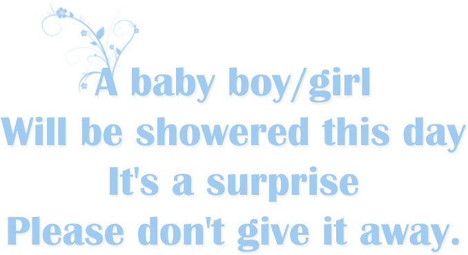 Surprise Baby Clipart - Its A Surprise Baby Shower (700x386)