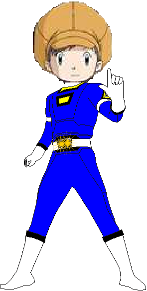 Blue Turbo Tommy Himi For Derpmp6 By Rangeranime - Drawing (295x582)