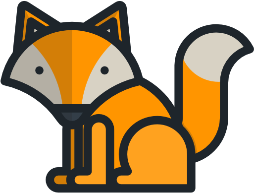 Fox Drawing Vector - Vector Graphics (512x512)