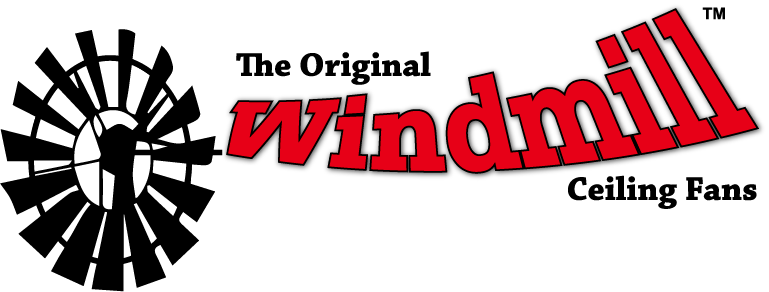 Windmill Style Ceiling Fans Stylish Our Fan Is The - Windmill Ceiling Fans With Lights (769x292)