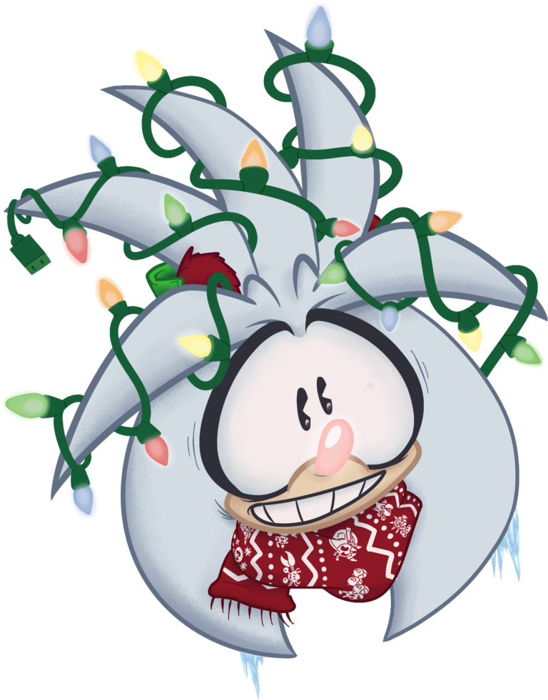 Christmas Silver The Hedgehog (803x994)