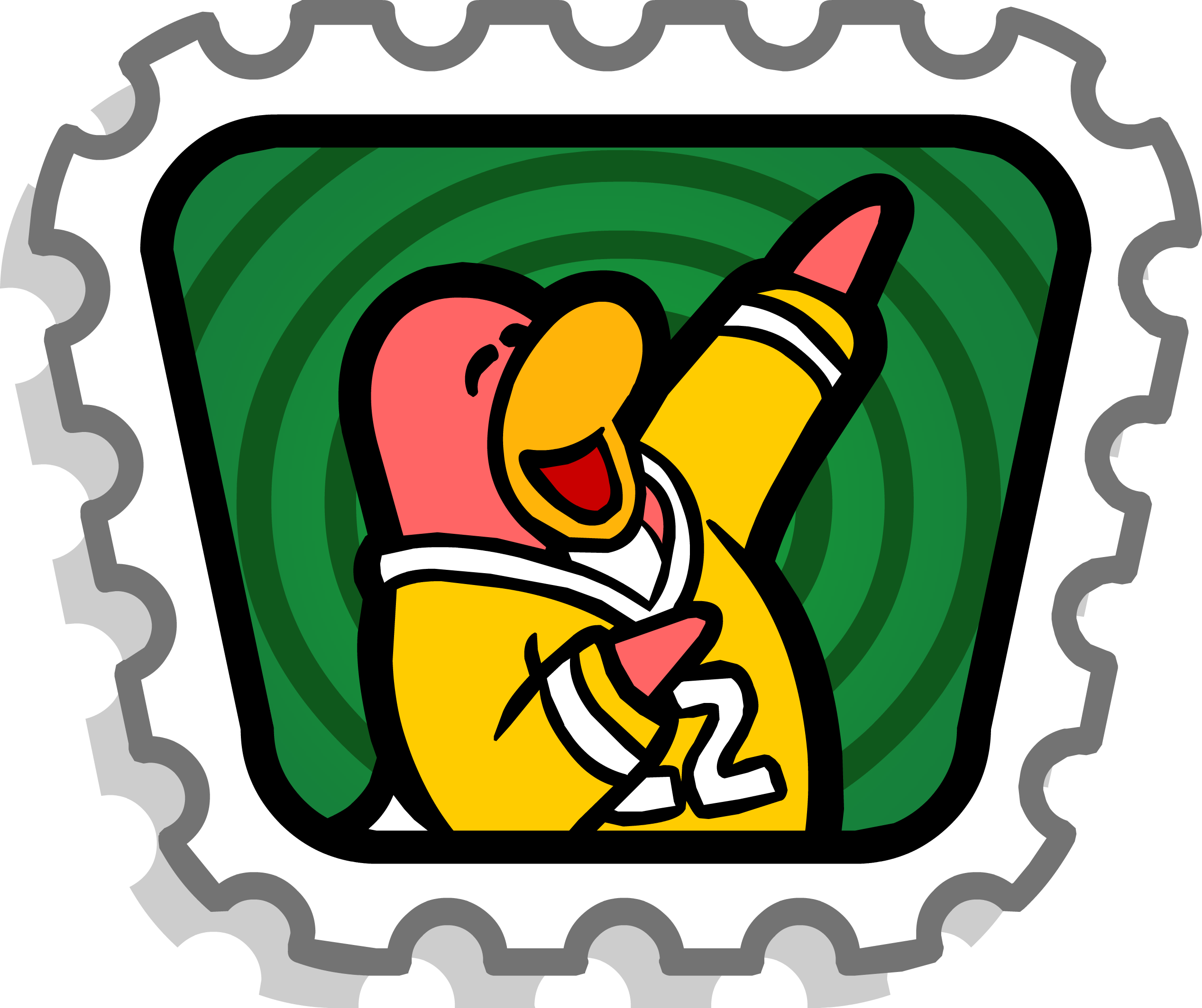 List Of Game Day Stamps - Stamp Club Penguin Hard (2535x2128)