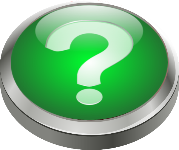 Green Question Mark Clipart - Green Question Button Png (600x504)