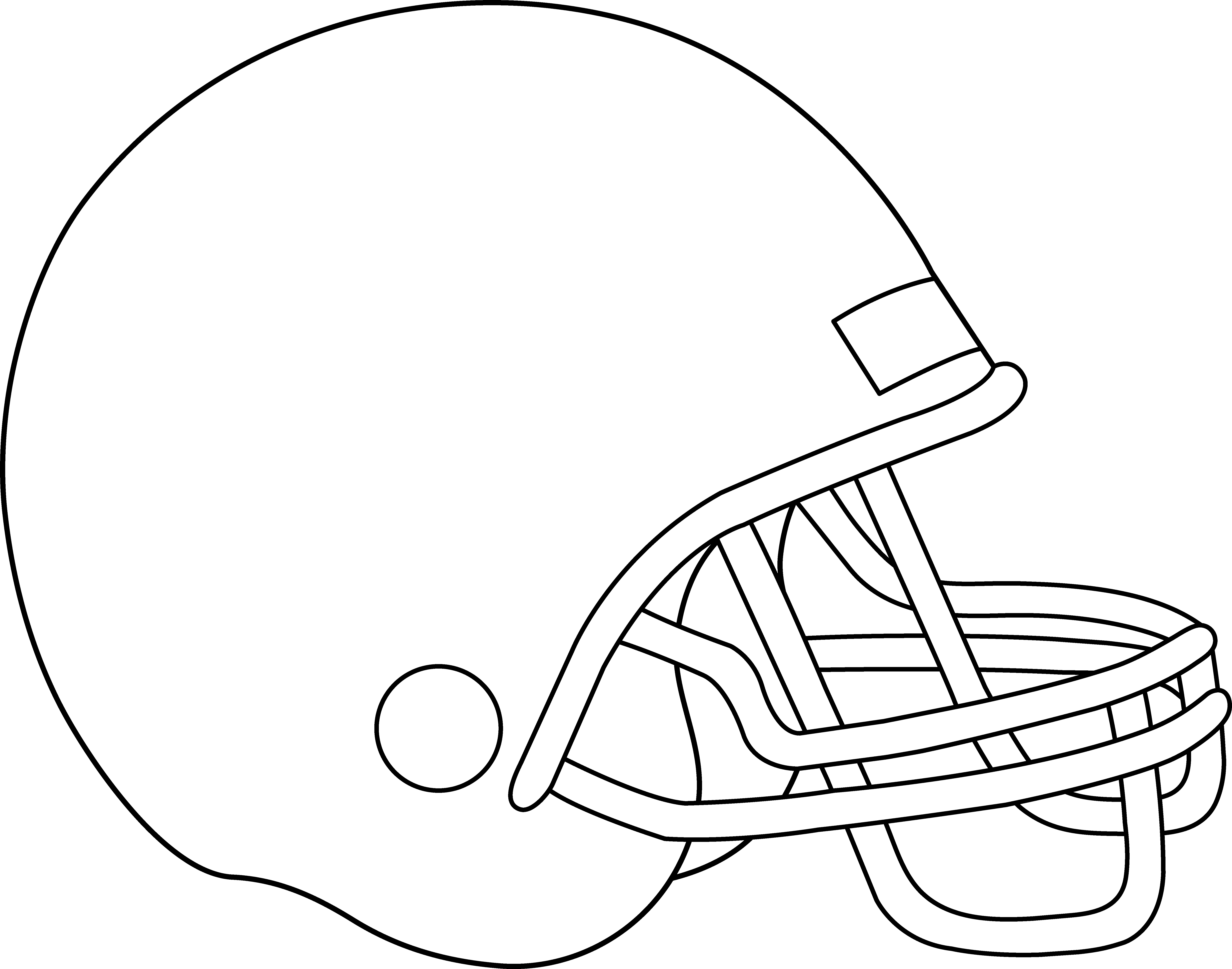 Clip Arts Related To - Football Helmets (6835x5374)