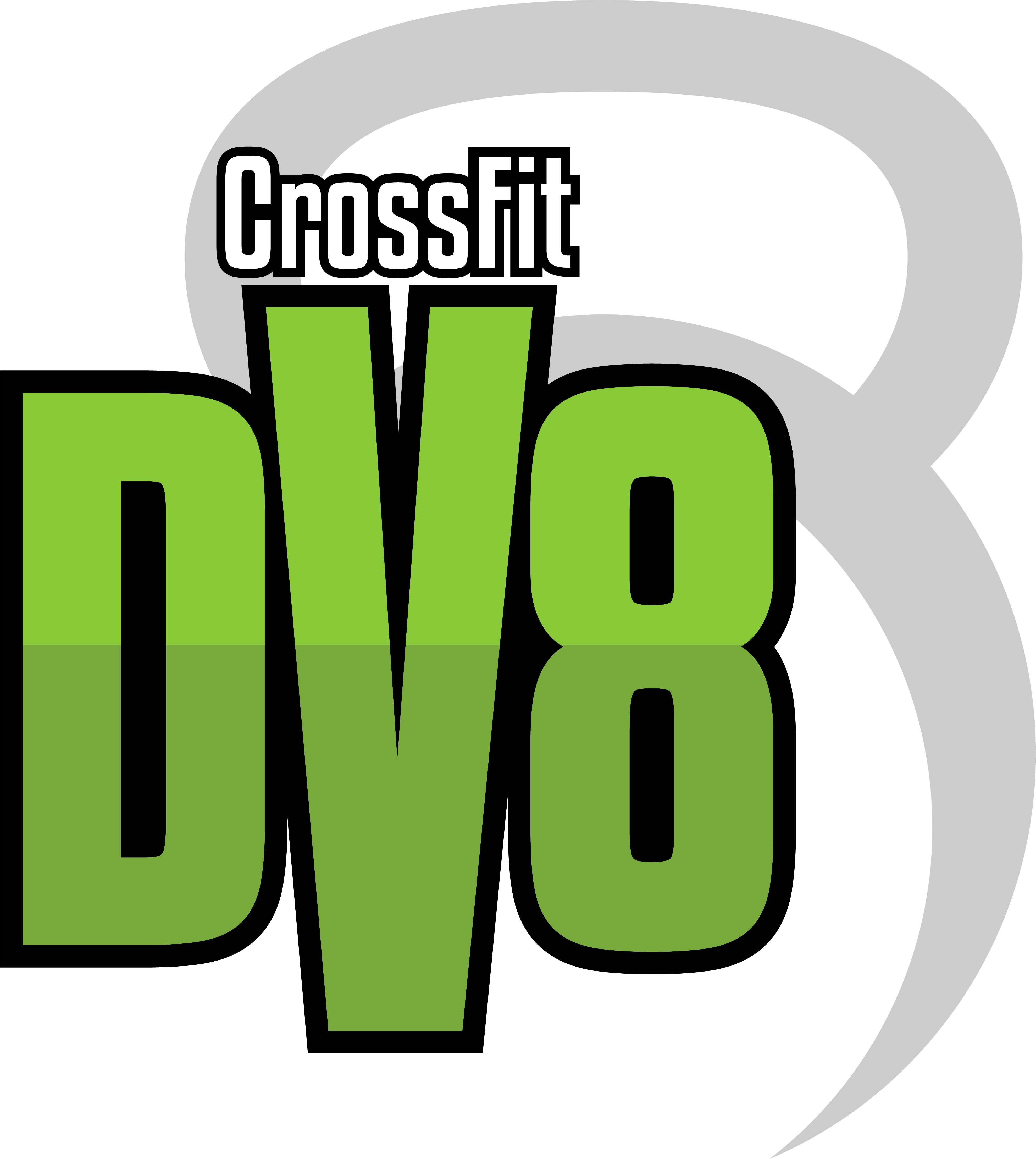 Crossfit Dv8 Logo - Crossfit (3957x4426)