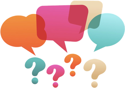 Speech Bubbles And Question Marks Image - Question Comments (564x373)