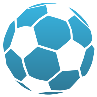 Soccerball Temporary Tattoo - Blue Soccer Ball Png (350x350)
