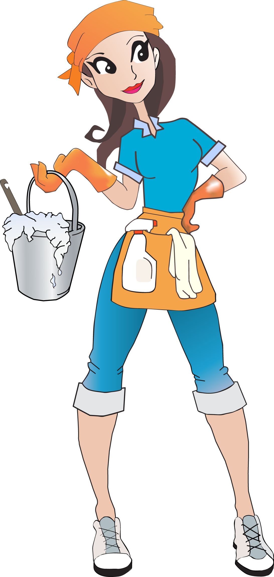 Maid Png - Cleaning Services Images Free (1093x2297)