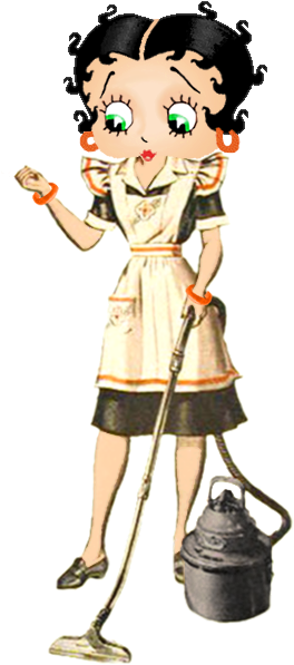 Betty Boop 1937 House Cleaning Blues - Betty Boop House Cleaning (300x620)