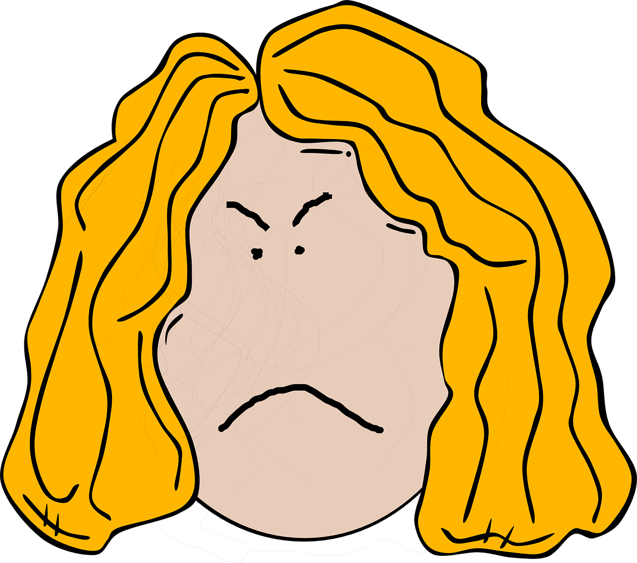 But Did You Know You Have A Superpower You Have The - Girl Sad Face Clipart (1280x1130)