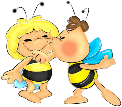 Bees Clipart Comic - Maya The Bee Clipart (400x400)