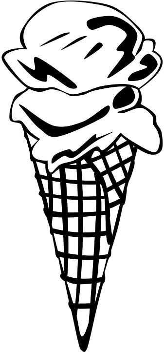 Cold Clipart Cold Food - Ice Cream Cone Clip Art (360x720)