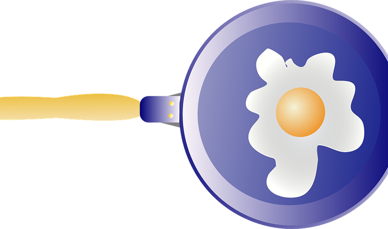 Como - Frying Pan Clipart (772x456)