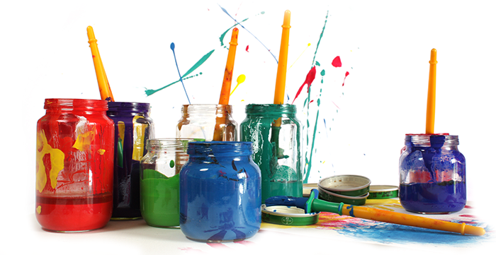 En El Hogar Se Emplean Los Solventes Orgánicos Como - Tarros De Pintura Png (700x361)