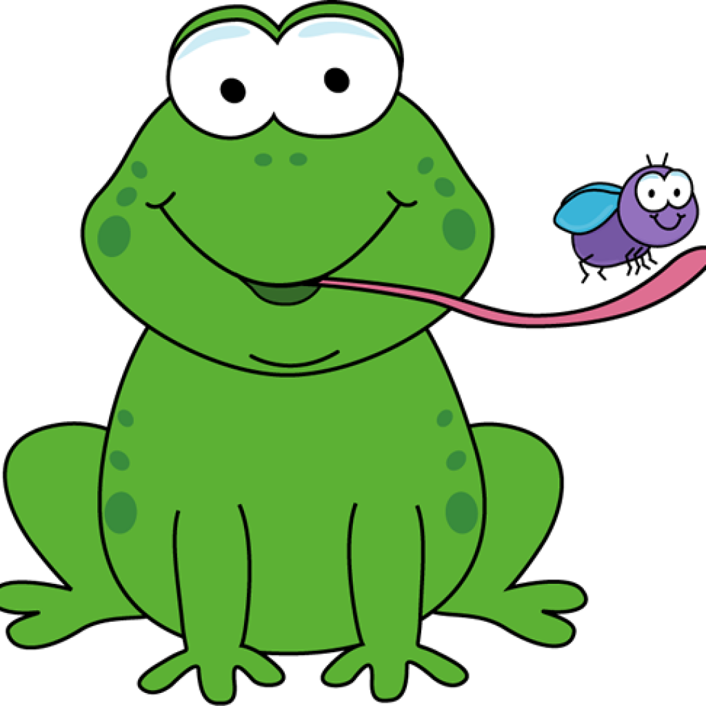 Cute Frog Clipart Frog Clip Art Frog Images Science - Cartoon Frog Eating Fly (1024x1024)
