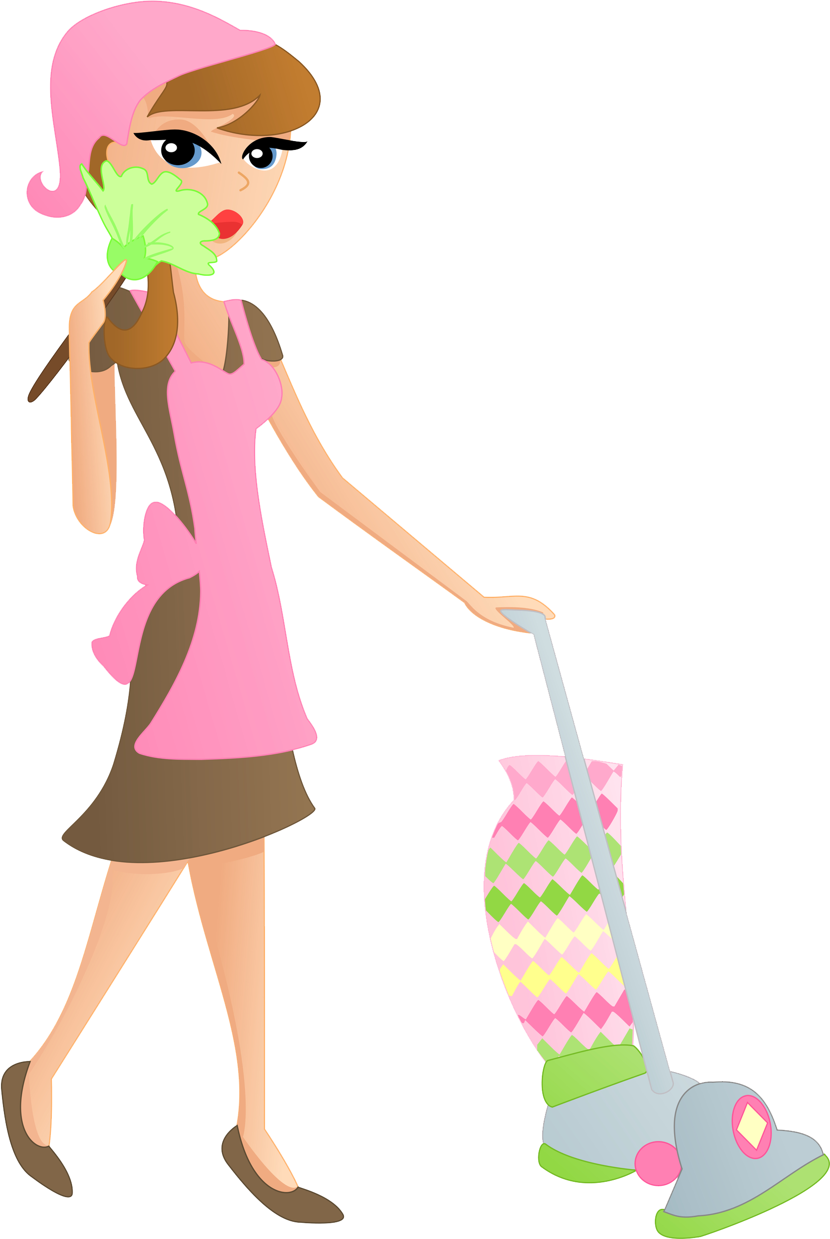 Cleaner Cleaning Maid Service - Cleaning Lady Png (1863x2682)