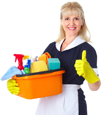 House Cleaners In Rotherham - Cleaning Lady Png (358x400)