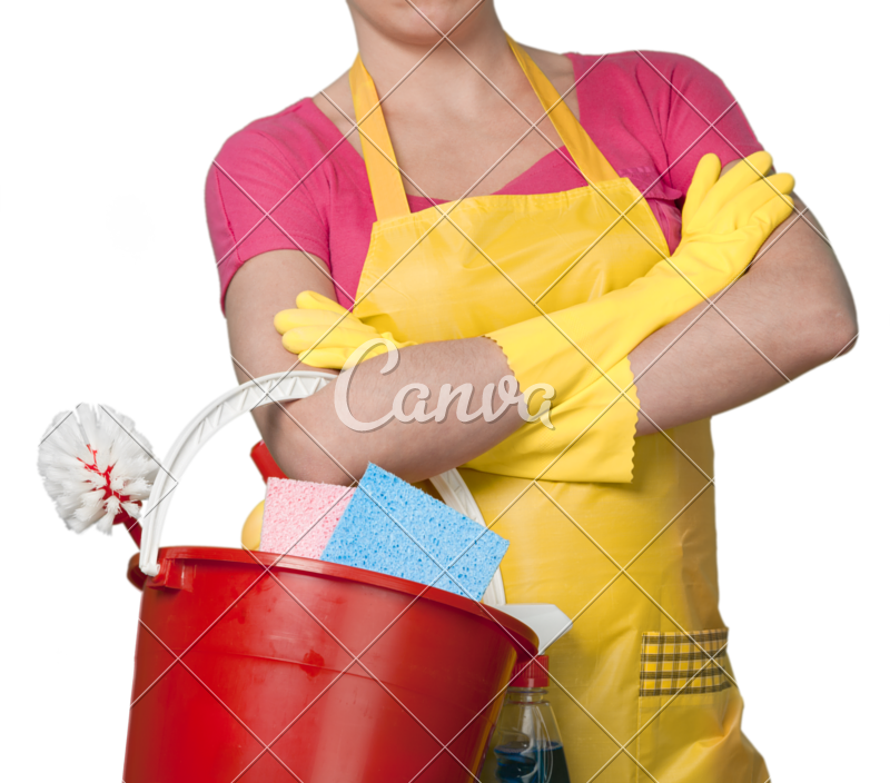 Cleaning Lady - Cleaning (800x704)