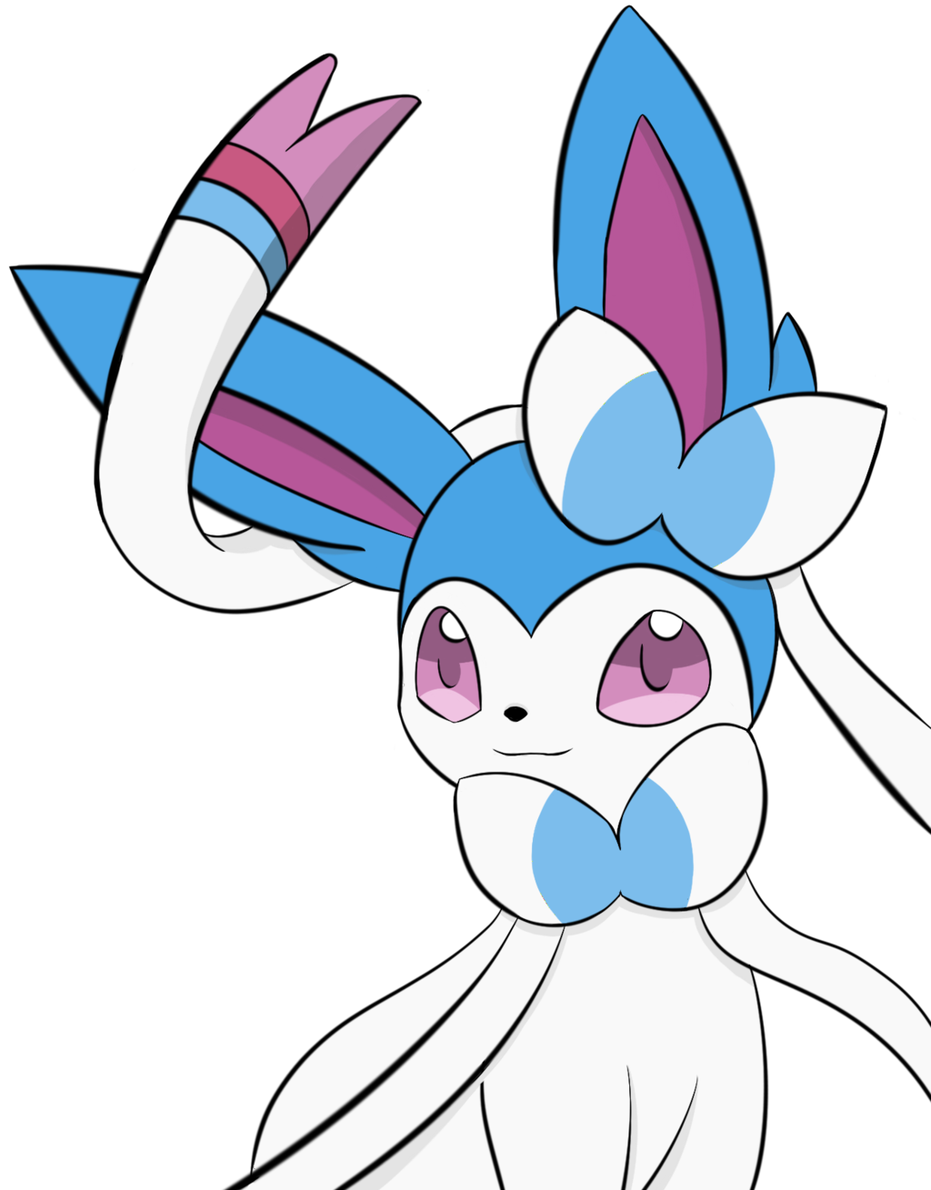 Shiny Sylveon By Totes-sugoi - Shiny Sylveon (1024x1309)