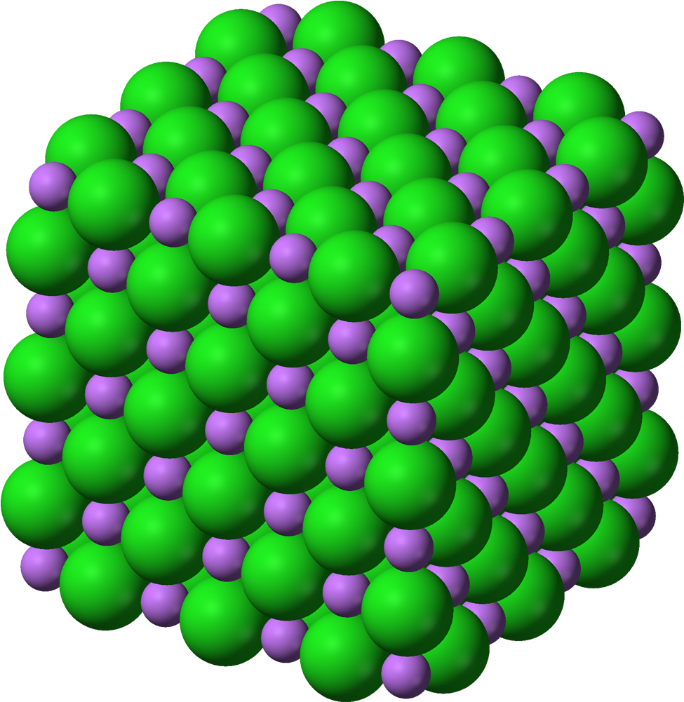 Sodium Chloride Crystal Lattice (1074x1100)