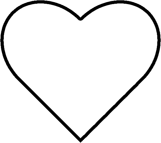 Outline Heart - Google Search - Outline Of A Heart (513x457)