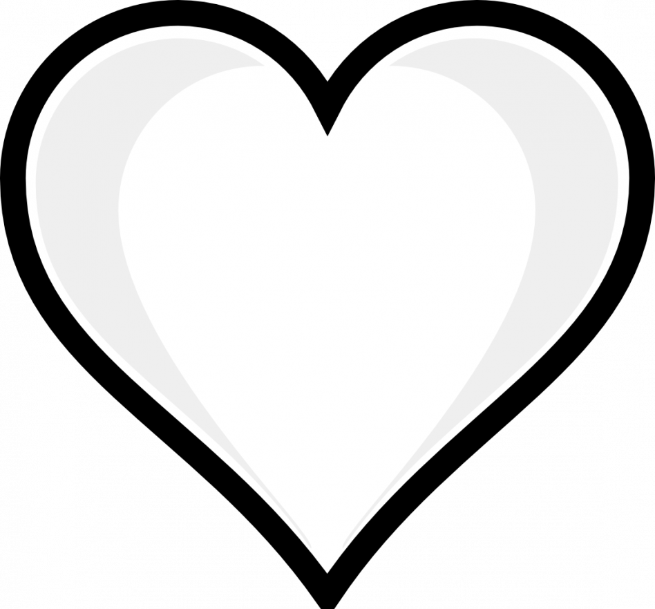 Printable Cool Heart Coloring Pages Printable For Kids - Colouring Pages Of Heart (948x881)