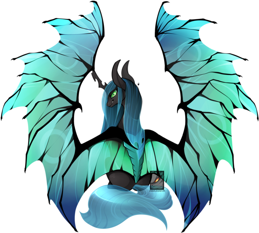 Queen Chrysalis By Phoeberia - Queen Chrysalis (908x879)