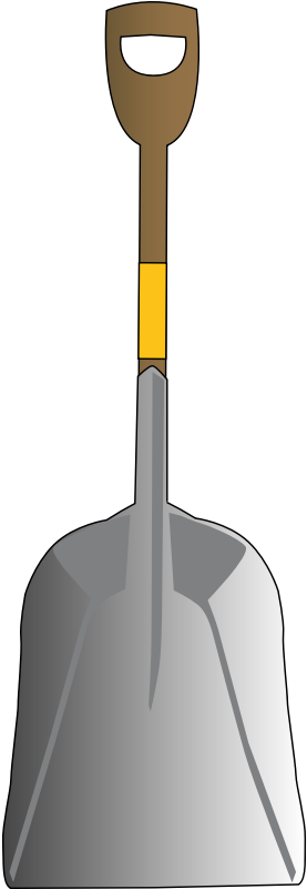 Scoop Shovel Clip Art At Clker - Scoop Shovel Clipart (417x800)