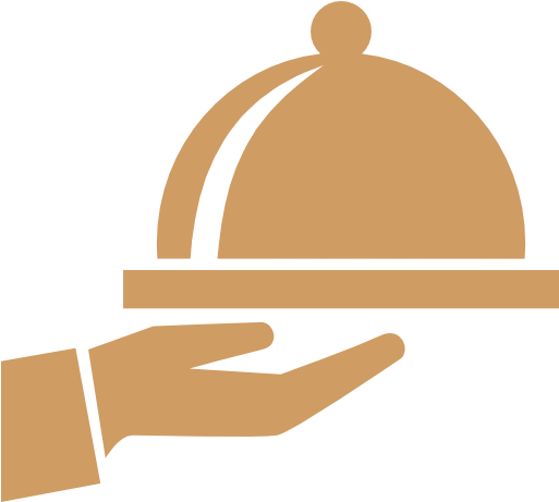 Room Service - Hotel Food Clipart (512x512)