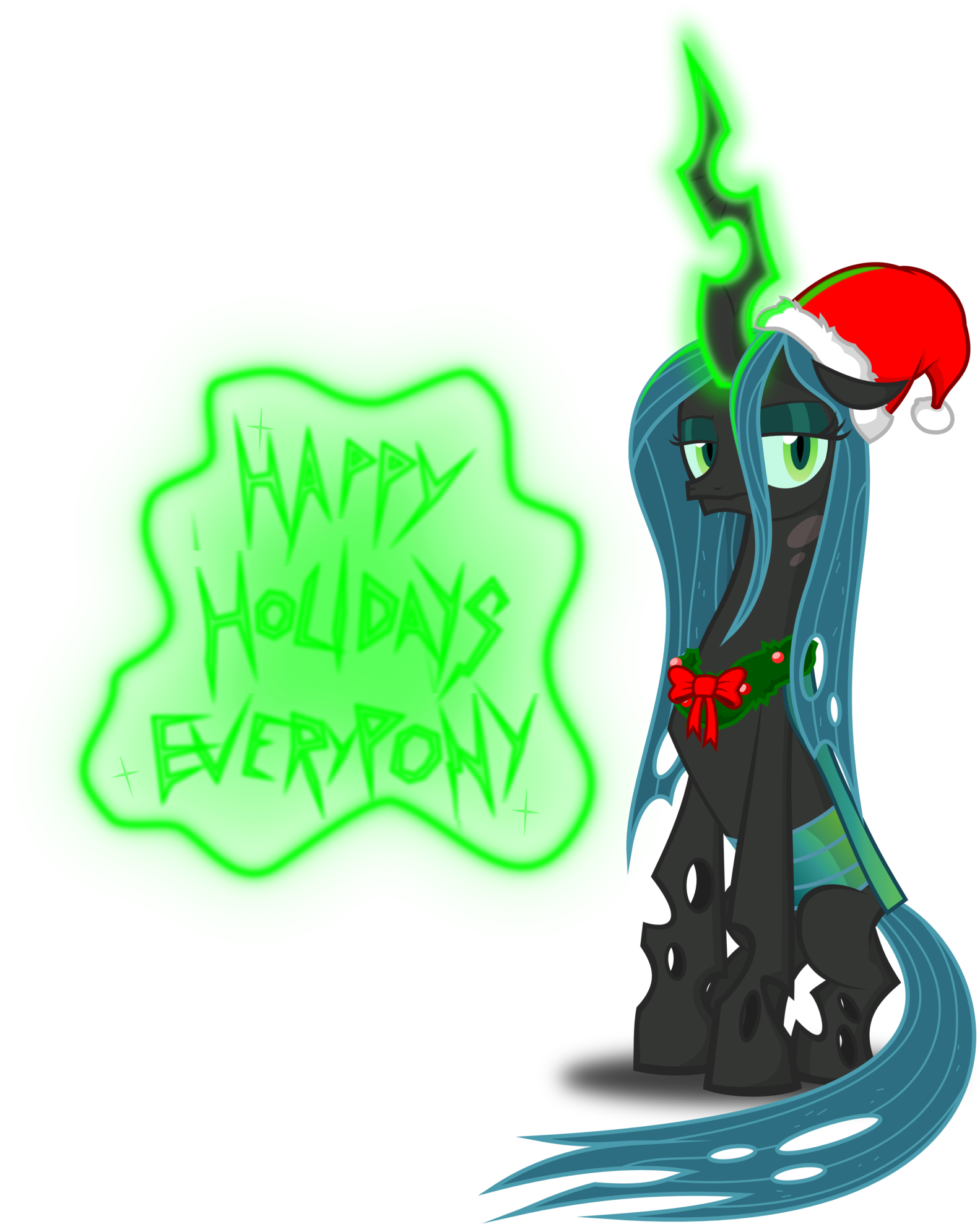 Image - Christmas Queen Chrysalis (1600x1986)