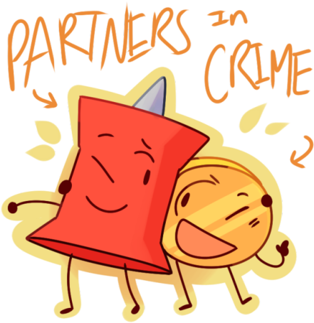 I Should Draw With These Eyes More Often But I Feel - Bfdi Pin And Coiny (500x500)